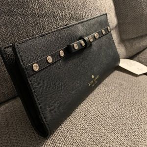 Kate Spade Black Leather Wallet